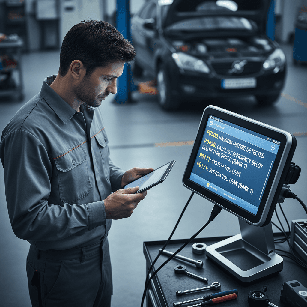 Engine diagnostic scanning procedure