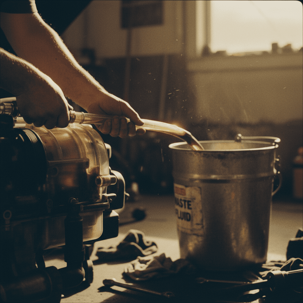 Fluid flush service replacement